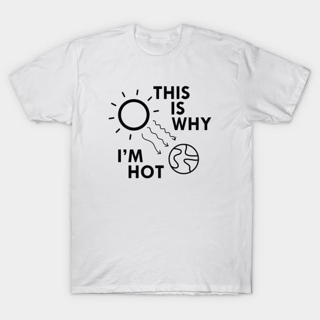 This Is Why I'm Hot T-Shirt by VectorPlanet